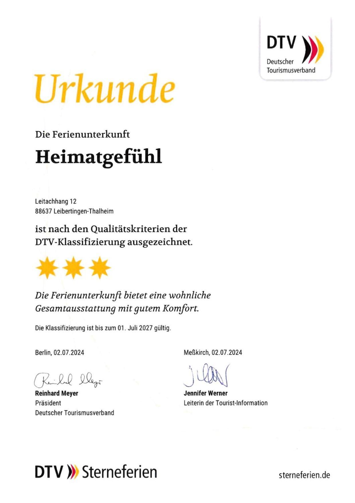 Ferienwohnung Heimatgefuehl Thalheim Leibertingen Exteriér fotografie
